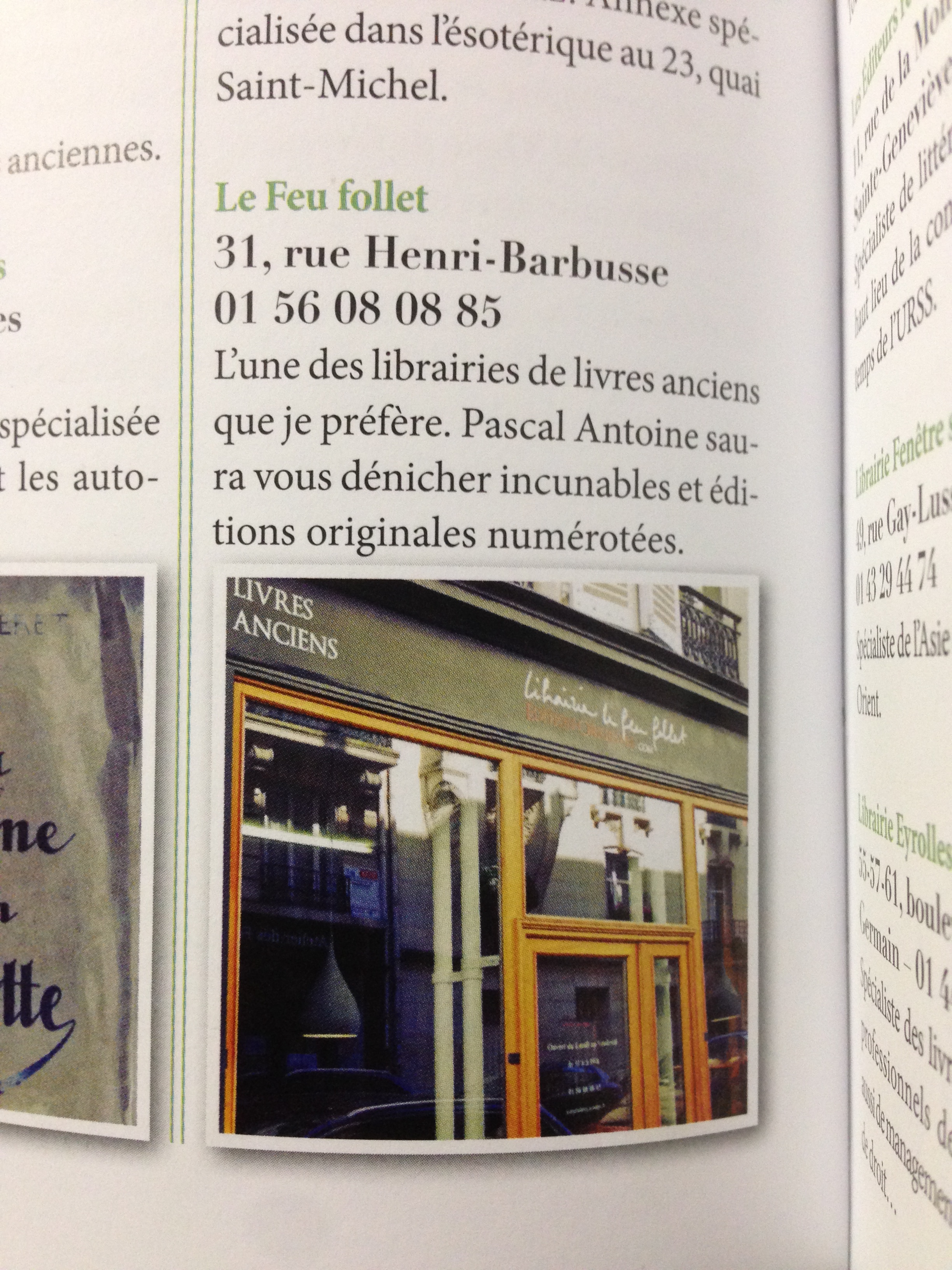 Le Feu Follet My Literary Paris