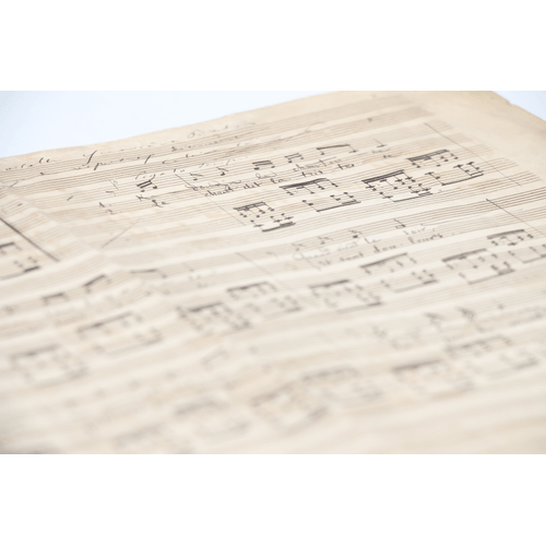 Saint Saens Camille Partition Autographe Signee Et Inedite  1870 Edition Originale Autographe 2 87776