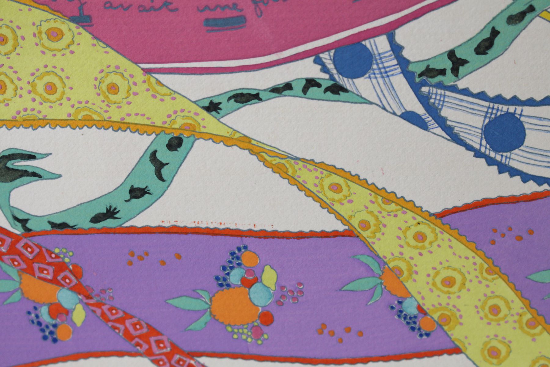 Georges LEPAPE Des rubans (pl.2, in La Gazette du Bon ton, 1913 n°7)