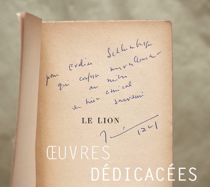 Oeuvres dédicacées