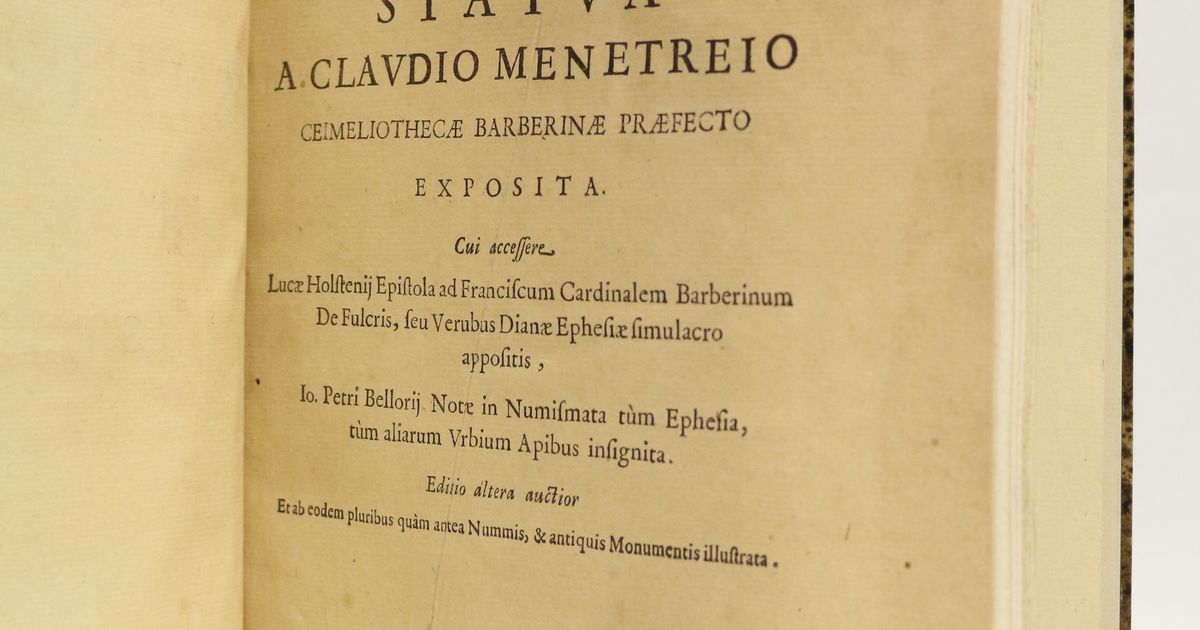 Claude-François MÉNESTRIER • Symbolica Dianae Ephesiae Statua a Clavdio ...