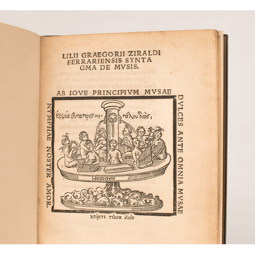 Giraldi Lilio Gregorio Syntagma De Musis 1511 Edition Originale 11 65641