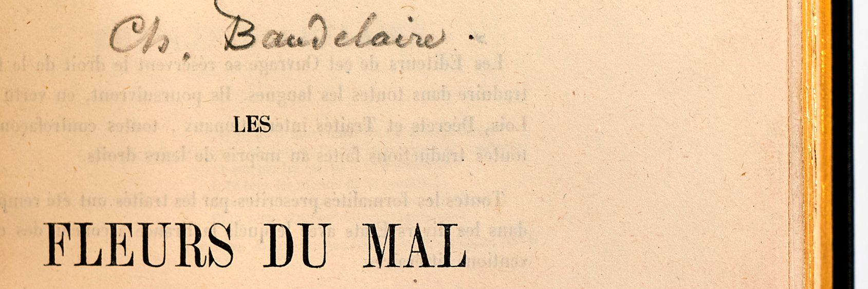 Estimation livres Fleurs du Mal édition originale Baudelaire