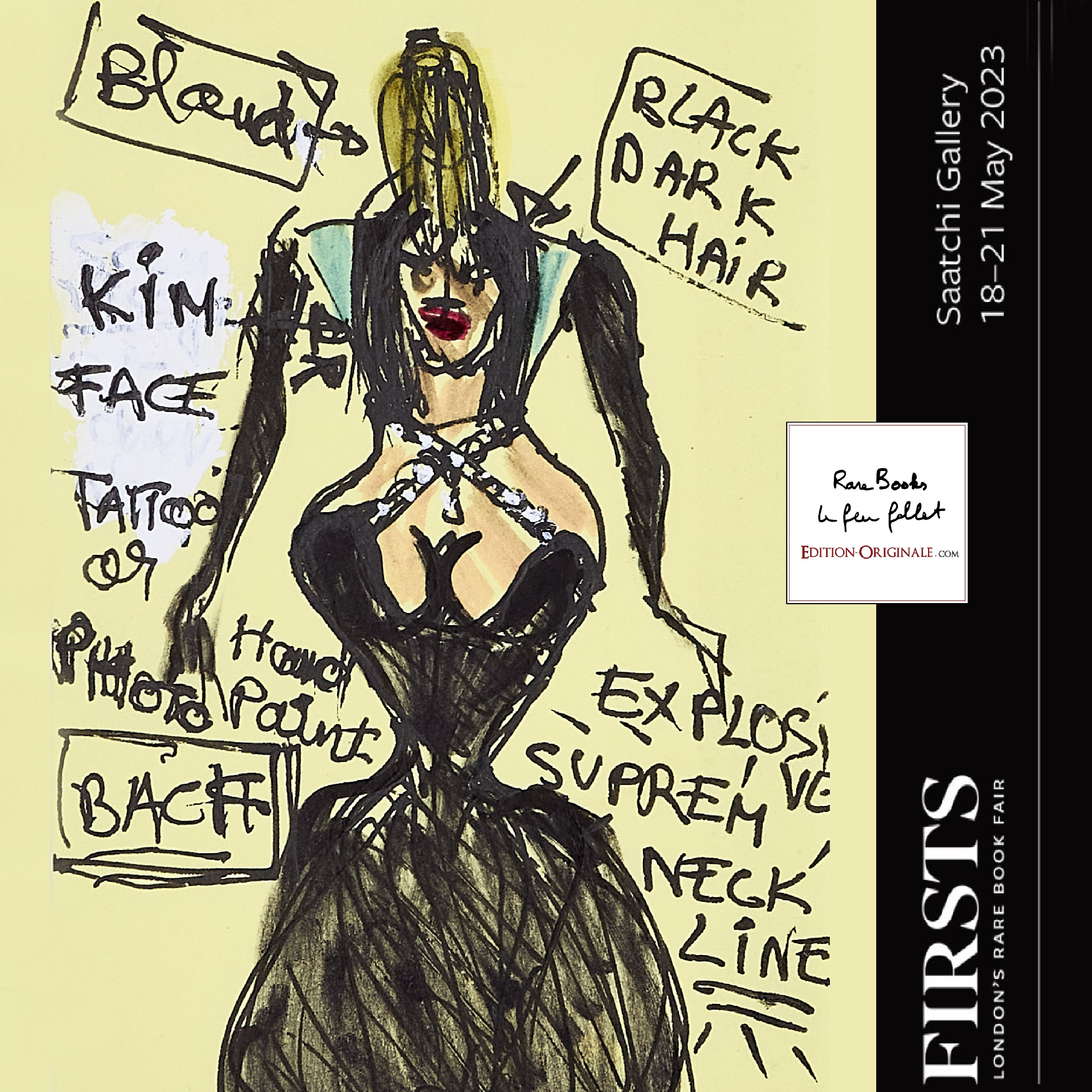 Kim Kardashian's dress back & bottom by Mugler