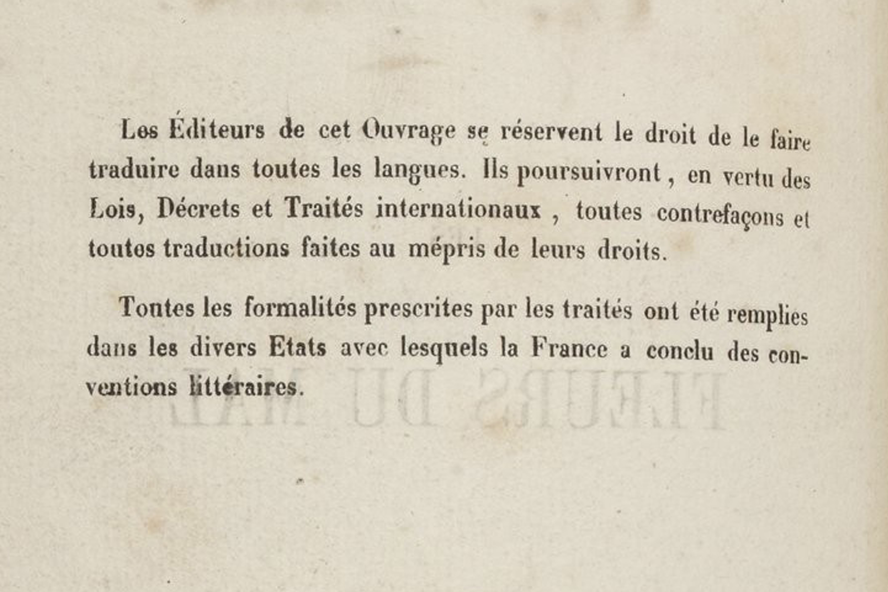 Baudelaire Fleurs du mal sur Hollande 1857 avertissement 