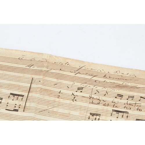 Saint Saens Camille Partition Autographe Signee Et Inedite Dune Melodie Persane 1870 Edition Originale Autographe 4 87776